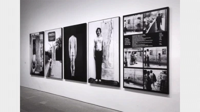 Vista de la exposición Perder la forma humana