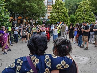 Picnic del barrio, jardín del Museo Reina Sofía, 2021. Fotografía: Ela Rabasco (Ela R que R)