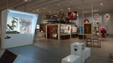 Vista sala de la exposición Principio Potosí ¿Cómo podemos cantar el canto del Señor en tierra ajena?