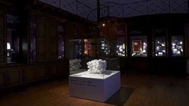 Vista de sala de la exposición Roberto Jacoby. El deseo nace del derrumbe