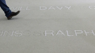 Doris Salcedo, Palimpsesto, 2013-2017. Crédito fotográfico: Juan Fernando Castro