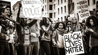 Manifestación de Black Lives Matter en Washington el 10 de noviembre de 2015. Fotografía: Johnny Silvercloud