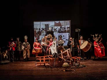Grupo Cultural Yuyachkani. Discurso de Promoción, 2017. Fotografía: Musuk Nolte