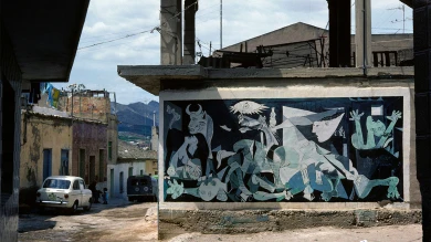 Heinz Hebeisen, Mural en Cartagena, 1978 © Heinz Hebeisen/ Iberimage