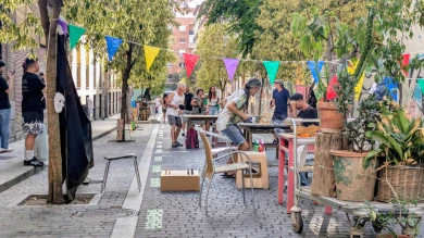 Fiestas populares de Lavapiés en Esta Es Una Plaza, 2025. Fotografía: Álvaro Espinosa 