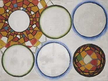 Andrzej Wróblewski, Słońce i inne gwiazdy (Sol y otras estrellas), 1948, Muzeum Sztuki w Łodzi © Cortesía Andrzej Wróblewski Foundation