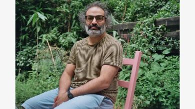 Retrato de Yazan Khalili, 2024. Fotografía: Neil Khalili