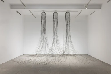 Pepe Espaliú, Sin título (Tres jaulas),1992. Museo Reina Sofía.  Fotografía: Roberto Ruiz. © Pepe Espaliú, VEGAP, Madrid, 2026 