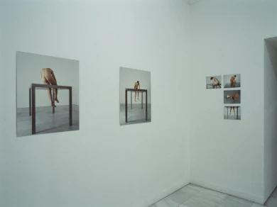 Vista de sala de la exposición. Javier Codesal: Inmóviles. Fábula de un hombre amado, 1999