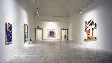 Vista de sala de la exposición. Obras Maestras de la Colección Phillips de Washington, 1988