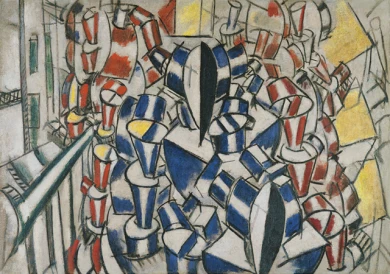 Fernand Léger. The Staircase (Second State), 1914. Oil on canvas. Museo Thyssen-Bornemisza, Madrid