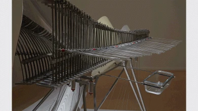Vista de la exposición Disonata. Arte en sonido hasta 1980