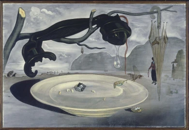 Salvador Dalí. El enigma de Hitler, 1939. Pintura. Colección Museo Nacional Centro de Arte Reina Sofía, Madrid