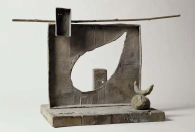 Joan Miró. Femme sur la place d&#039;un cimetière (Mujer en la plaza de un cementerio), 1981-1983. Escultura. Colección Museo Nacional Centro de Arte Reina Sofía, Madrid