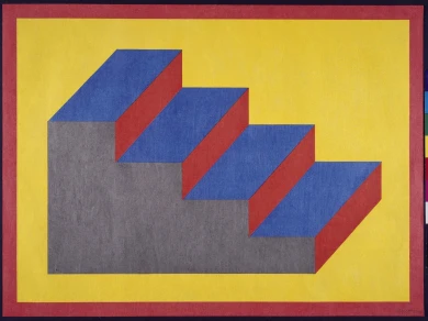 Sol LeWitt. From Derived from a Cubic Rectangle (steps), 1992. Arte gráfico. Colección Museo Nacional Centro de Arte Reina Sofía, Madrid