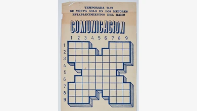 Alberto Corazón, cartel para la colección Comunicación (fragmento), 1972. © Alberto Corazón, A+V Agencia de Creadores Visuales, 2021