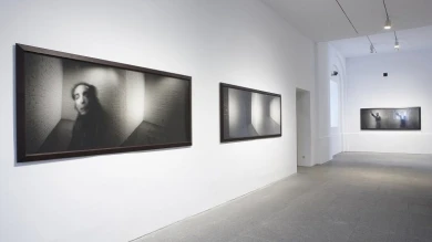 Vista de sala de la exposición. Alberto García-Alix. De donde no se vuelve, 2008