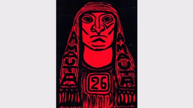 José Sabogal, Amauta, diseño de carátula, Lima, n. 26 (septiembre - octubre de 1929). Archivo Mariátegui, Lima