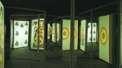 Vista de sala de la exposición. Eugenia Balcells. Sincronías, 1993 Fotografía: Javier Campano