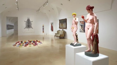Vista de sala de la exposición. Hans-Peter Feldmann. “Una exposición de Arte”, 2010