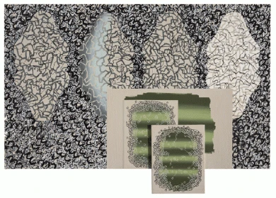 Luis Gordillo. Beethoven tosía al verde, 1989. © Luis Gordillo, VEGAP, Madrid, 2017 
