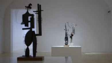 Vista de sala de la exposición. Julio González, 2009