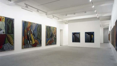 Vista de sala de la exposición Markus Lüpertz. Retrospectiva. 1963 – 1990, 1991 