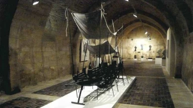 Vista de sala de la exposición. Mascaró en Silos, 2008