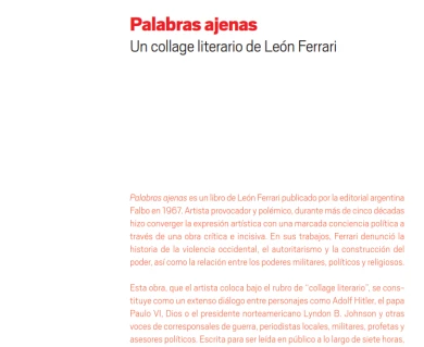 Documentación: Palabras ajenas