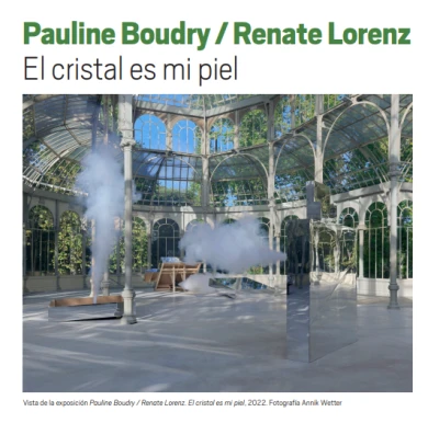 Hoja de sala: Pauline Boudry / Renate Lorenz. El cristal es mi piel