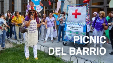 Fotograma del vídeo Picnic del barrio Reencantando Lavapiés