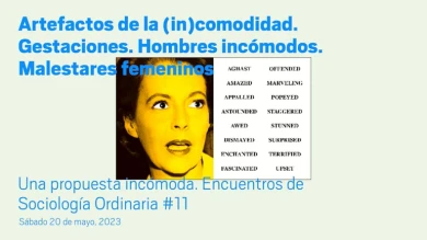 Artefactos de la (in)comodidad. Gestaciones. Hombres incómodos. Malestares femeninos