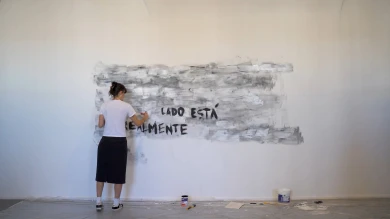 Fotograma del vídeo Some Imperatives Cátedra Teatralidades expandidas 2023