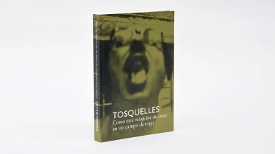 Portada de la publicación Francesc Tosquelles. Como una máquina de coser en un campo de trigo, 2022