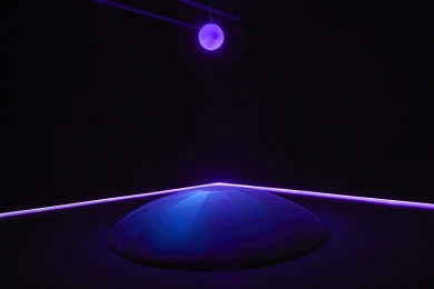 Vista de la exposición Audiosfera. Experimentación sonora 1980-2020, 2020