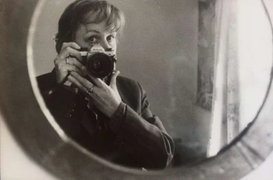 Self-portrait by Val Wilmer. Courtesy of The Streatham Society