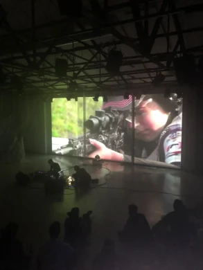 Neutro Gris and Nodoaviom, Music 4 Salvation, 2025, audiovisual performance
