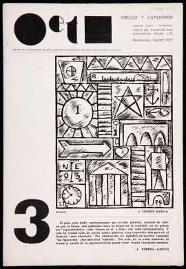 Joaquín Torres-García. Revista Círculo y cuadrado, nº 3, Asociación de Arte Constructivo, Montevideo, Febrero 1937. Biblioteca y Centro de Documentación, Museo Nacional Centro de Arte Reina Sofía, Madrid