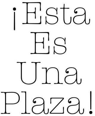 Esta es una plaza