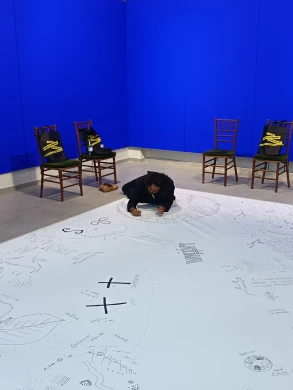 Olivier Marboeuf, O Parlamento dos Calangos, 2026, taller de creación en SESC Brasilia. Cortesía del artista