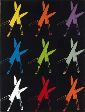 Andy Warhol, Knives [Cuchillos],1982. Museo Reina Sofía