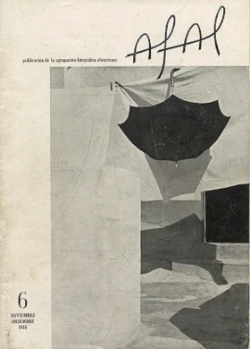 Cubierta del número 6 de la revista AFAL, 1956. Fotografía de Carlos Pérez Siquier. Archivo AFAL. Biblioteca y Centro de Documentación del Museo Reina Sofía
