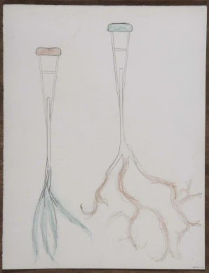 Pepe Espaliú. Sin título. Diez últimos dibujos, 1993. Dibujo. Colección Museo Nacional Centro de Arte Reina Sofía, Madrid