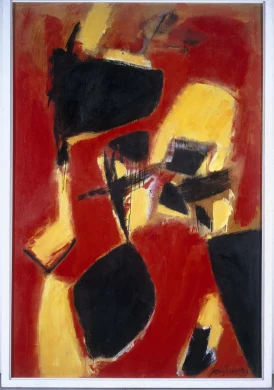 José Guerrero. Composición, 1956. Pintura. Colección Museo Nacional Centro de Arte Reina Sofía, Madrid