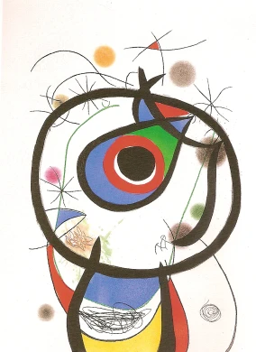 Joan Miró. Galathée, 1976. Arte Gráfico. Colección Museo Nacional Centro de Arte Reina Sofía, Madrid