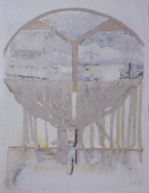 Lucio Muñoz. Papel 1-93, 1993. Dibujo. Colección Museo Nacional Centro de Arte Reina Sofía, Madrid