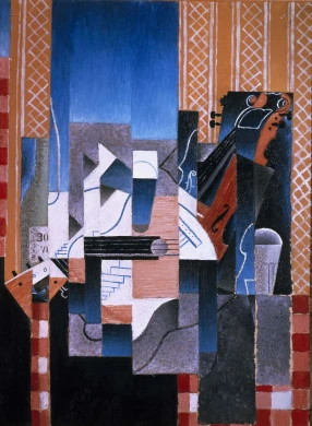 Juan Gris. Violon et guitare (Violín y guitarra), 1913. Pintura. Colección Museo Nacional Centro de Arte Reina Sofía, Madrid