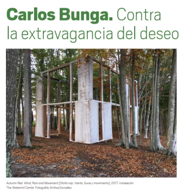Hoja de sala: Carlos Bunga. Contra la extravagancia del deseo