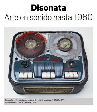 Hoja de sala: Disonata. Arte en sonido hasta 1980