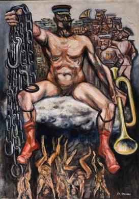 José Clemente Orozco, El tirano, 1947. Acervo Museo de Arte Moderno. INBAL/Secretaría de Cultura. © Herederos de José Clemente Orozco, 2024